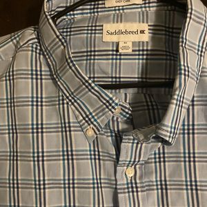 Saddlebred plaid short sleeve shirt